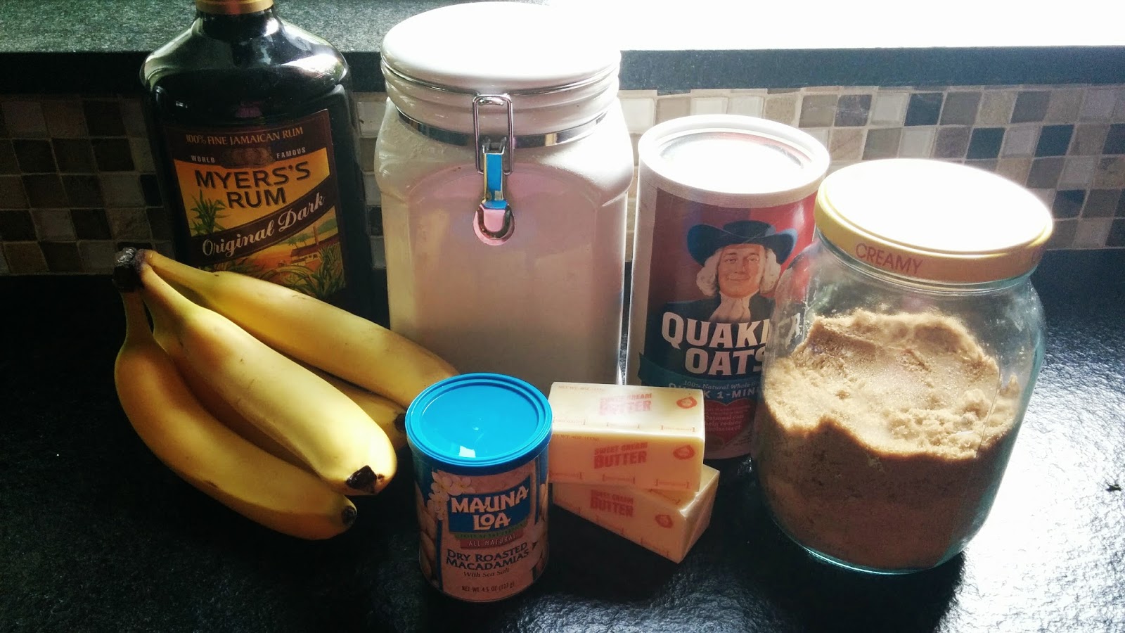 Got it, Cook it Hana Banana Macadamia Crisp